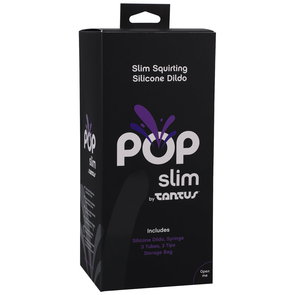 Pop Slim By Tantus Squirting Dildo Indiglow