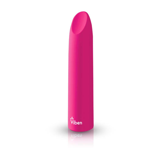 Viben Fixation Lipstick Bullet Hot – Discreet Rechargeable Mini Vibrator for On-the-Go Pleasure