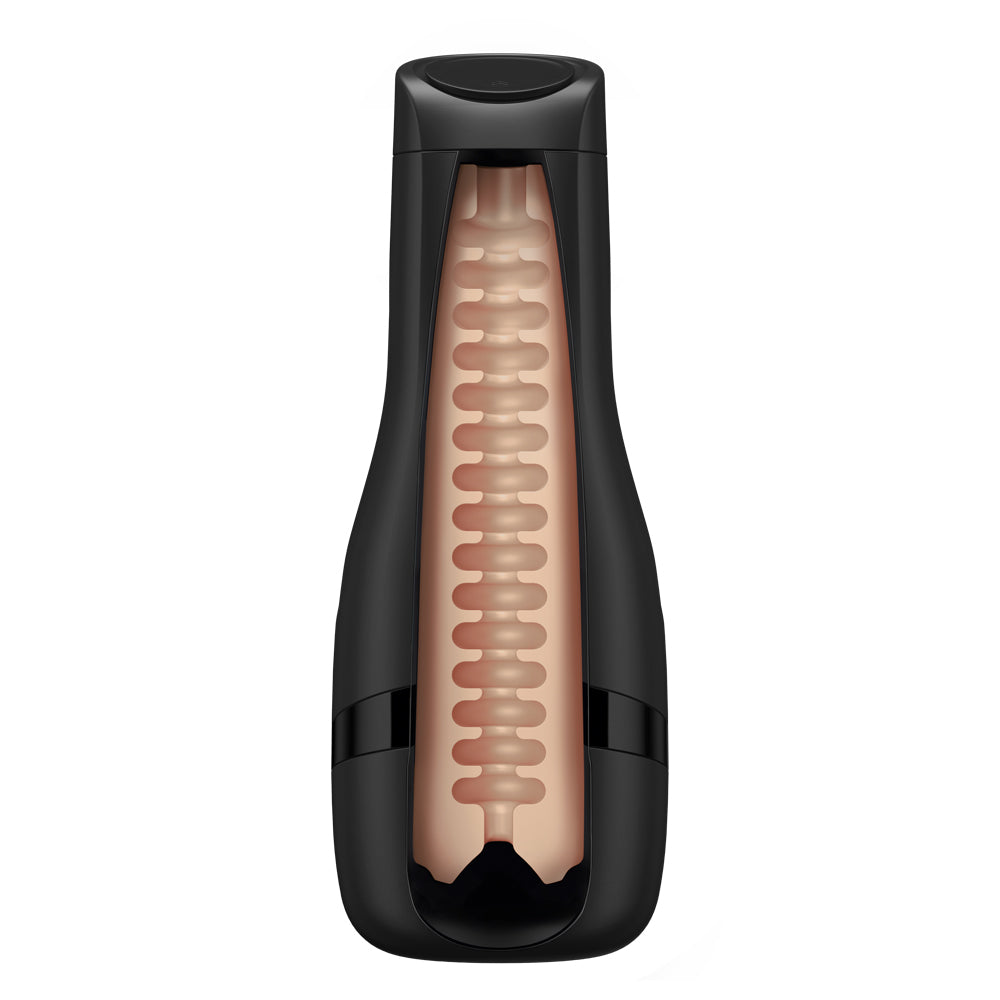 Men Classic Silver Stroker – Textured Male Masturbator Sleeve for Enhanced Pleasure