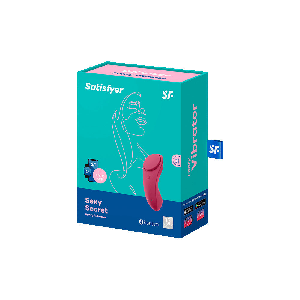 Sexy Secret Wine Red – Wearable Panty Vibrator with App and Remote Control