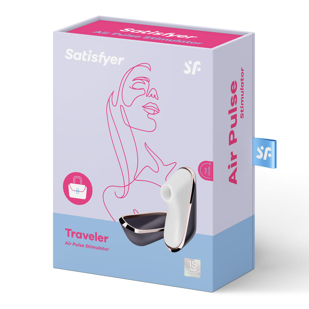 Satisfyer Traveler – Compact Rechargeable Clitoral Stimulator for On-the-Go Pleasure