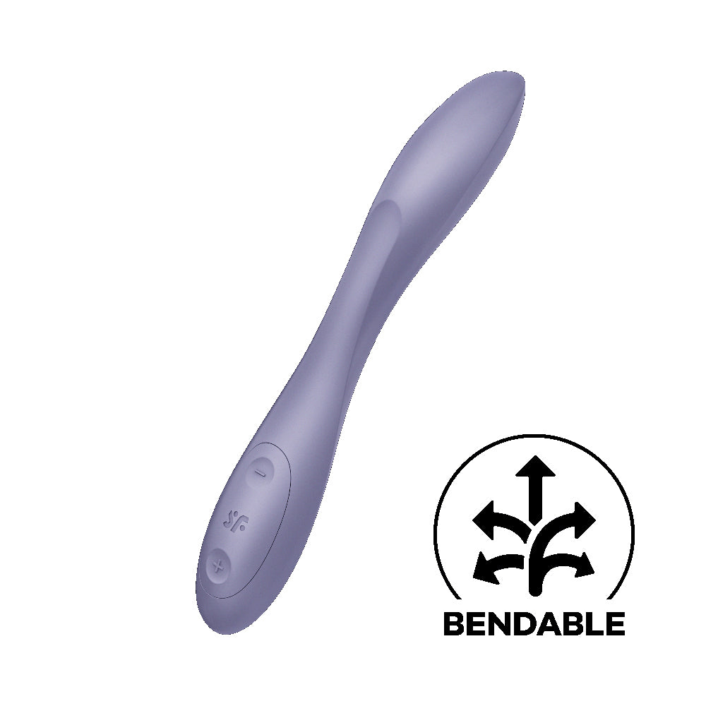 G-Spot Flex 2 Dark Violet – Flexible Curved Vibrator for Targeted G-Spot Stimulation