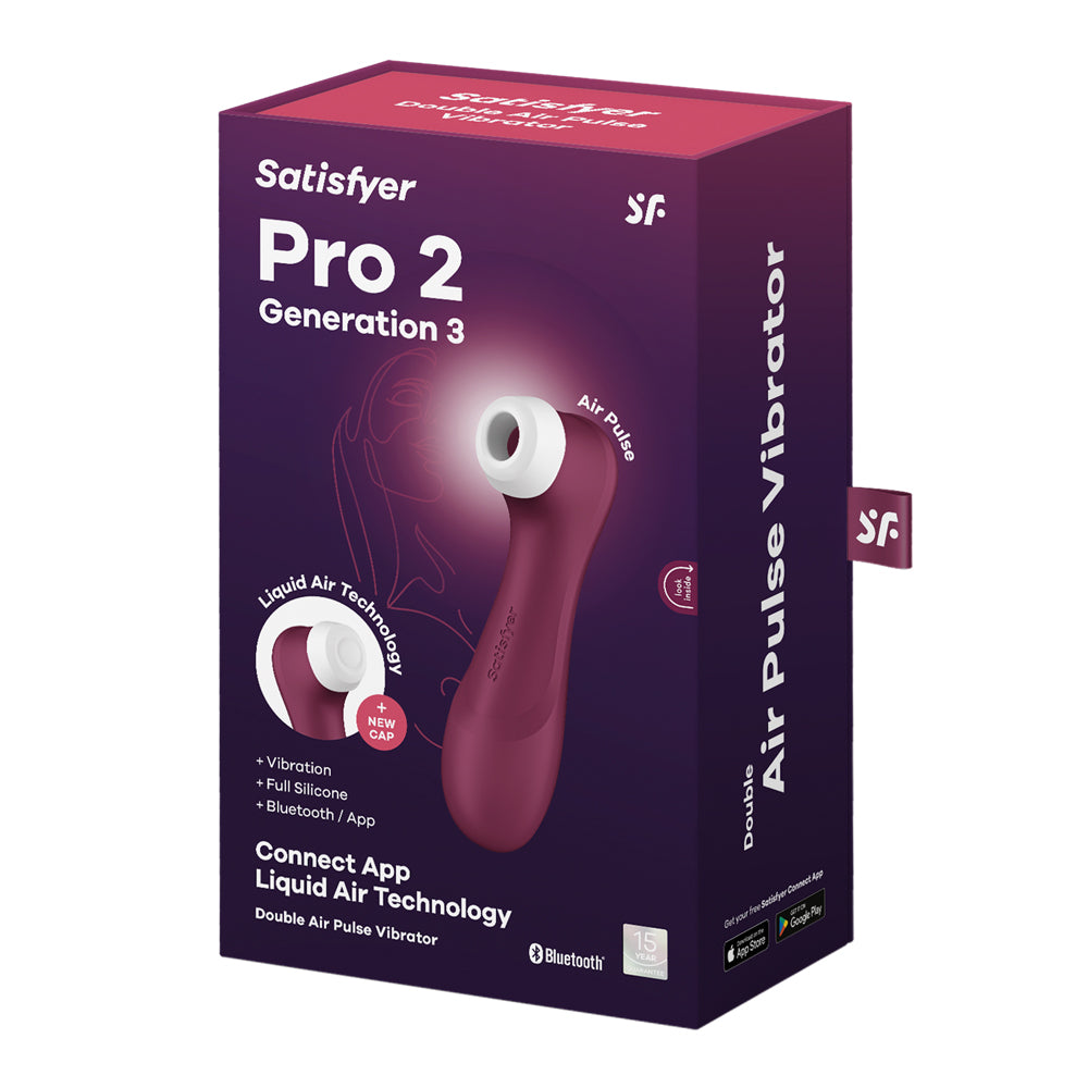 Satisfyer Pro 2 Generation 3 β Rechargeable App-Controlled Air Pulse Clitoral Stimulator