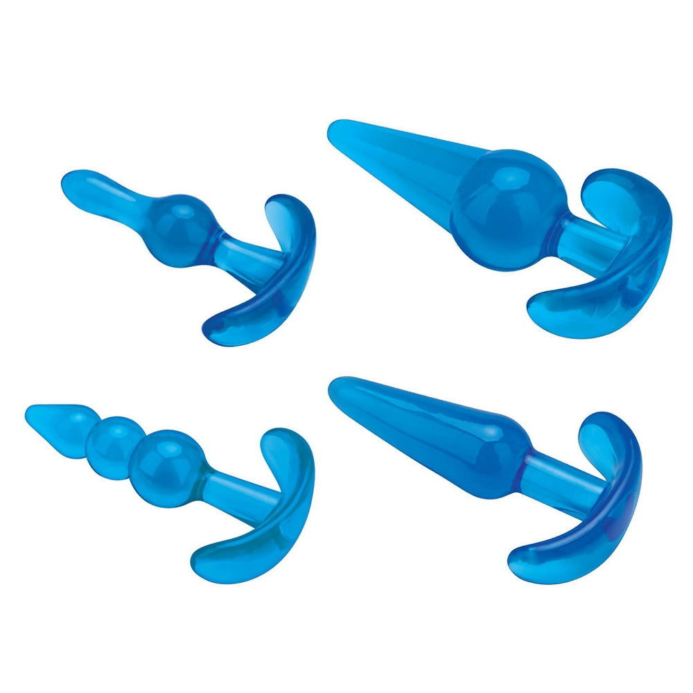 4-Piece Anal Training Kit for Beginners - Progressive Butt Plug Set