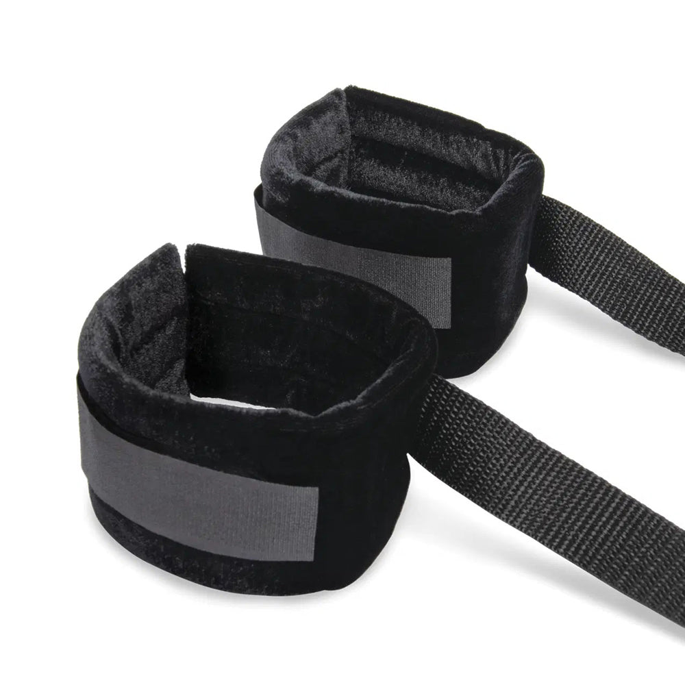 4Pc Bondage Bed Strap & Flogger Kit