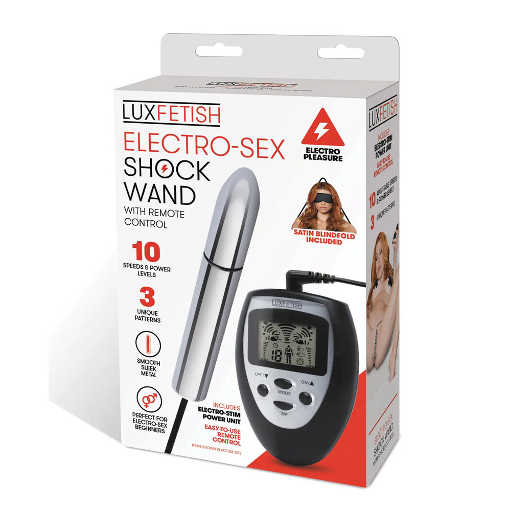 Electro-Sex Shock Wand With Remote Control