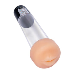 2-in-1 Automatic Oral Sex Stroker & Penis Enlargement Pump