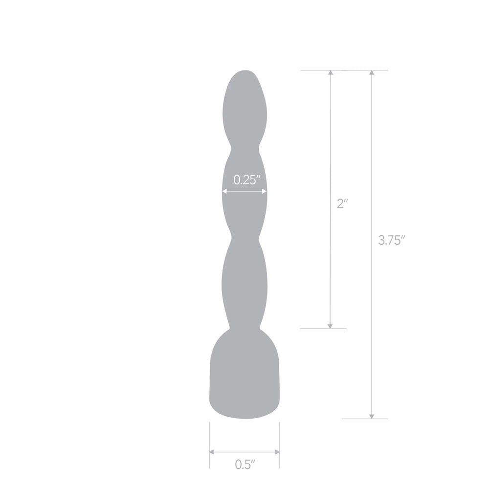 2-Inch Stainless Steel Wavy Penis Plug - Bling Design for Enhanced Pleasure
