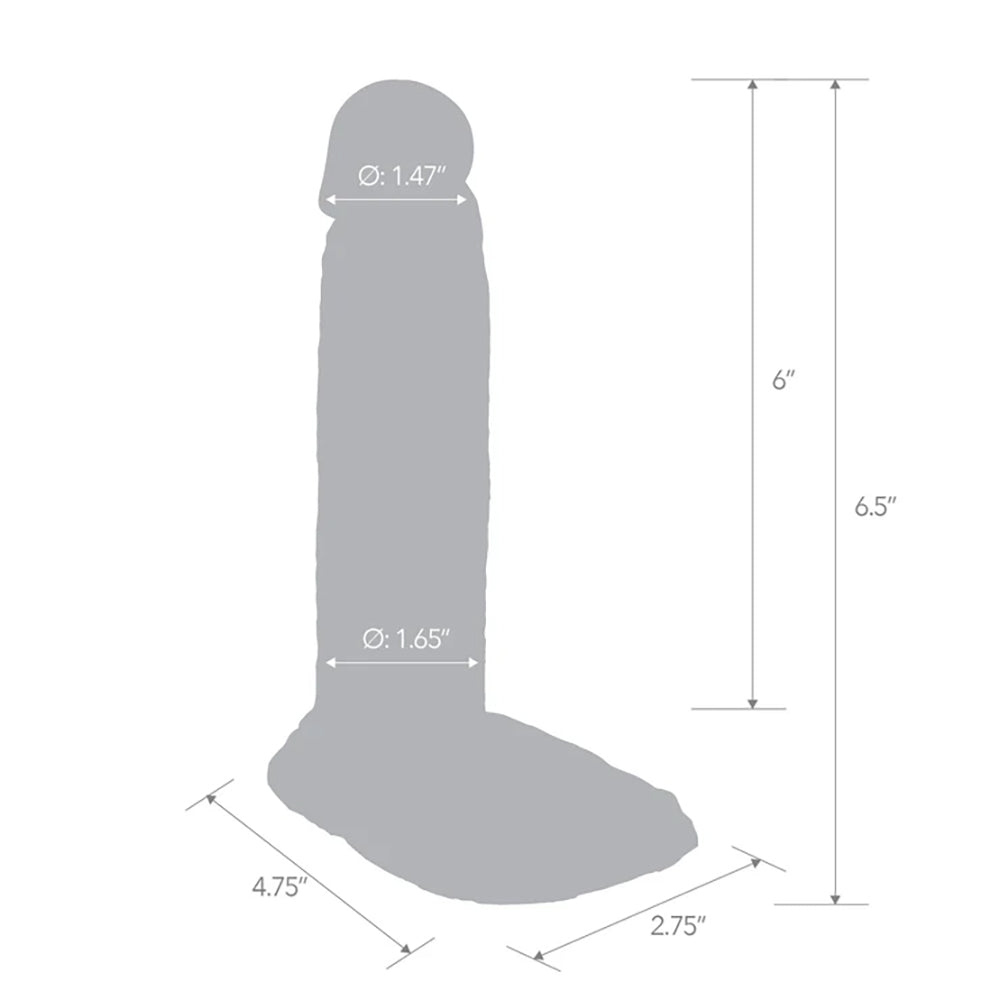 6.5" Super Real Penis Extension Sleeve With Ball Constriction Loop