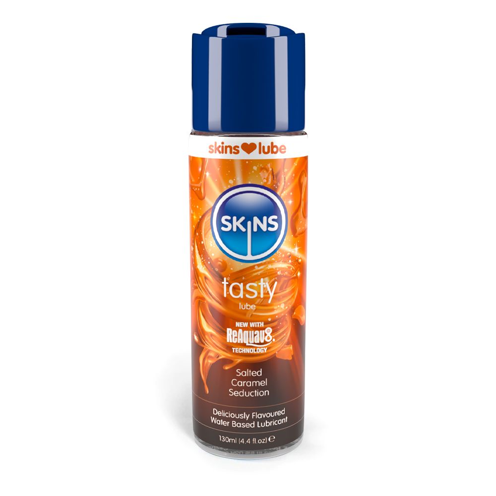 Skins Salted Caramel Water Based Lubricant 4.4 oz.