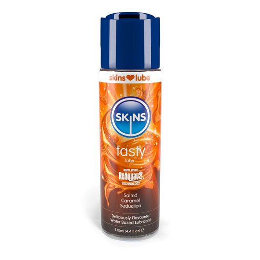 Skins Salted Caramel Water Based Lubricant 4.4 oz.