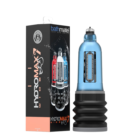Bathmate Hydromax7 Wide Boy Blue Vacuum Penis Pump