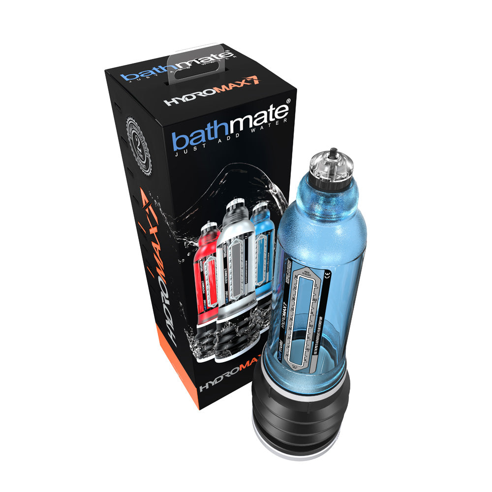 Bathmate Hydromax 7 Aqua Blue – Water-Powered Penis Pump for Men
