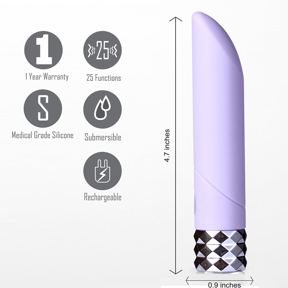 Angel Crystal Gems USB Rechargeable 25-Function Bullet