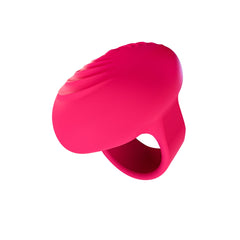 Maia Ruby Rechargeable Silicone Vibrating Finger Ring