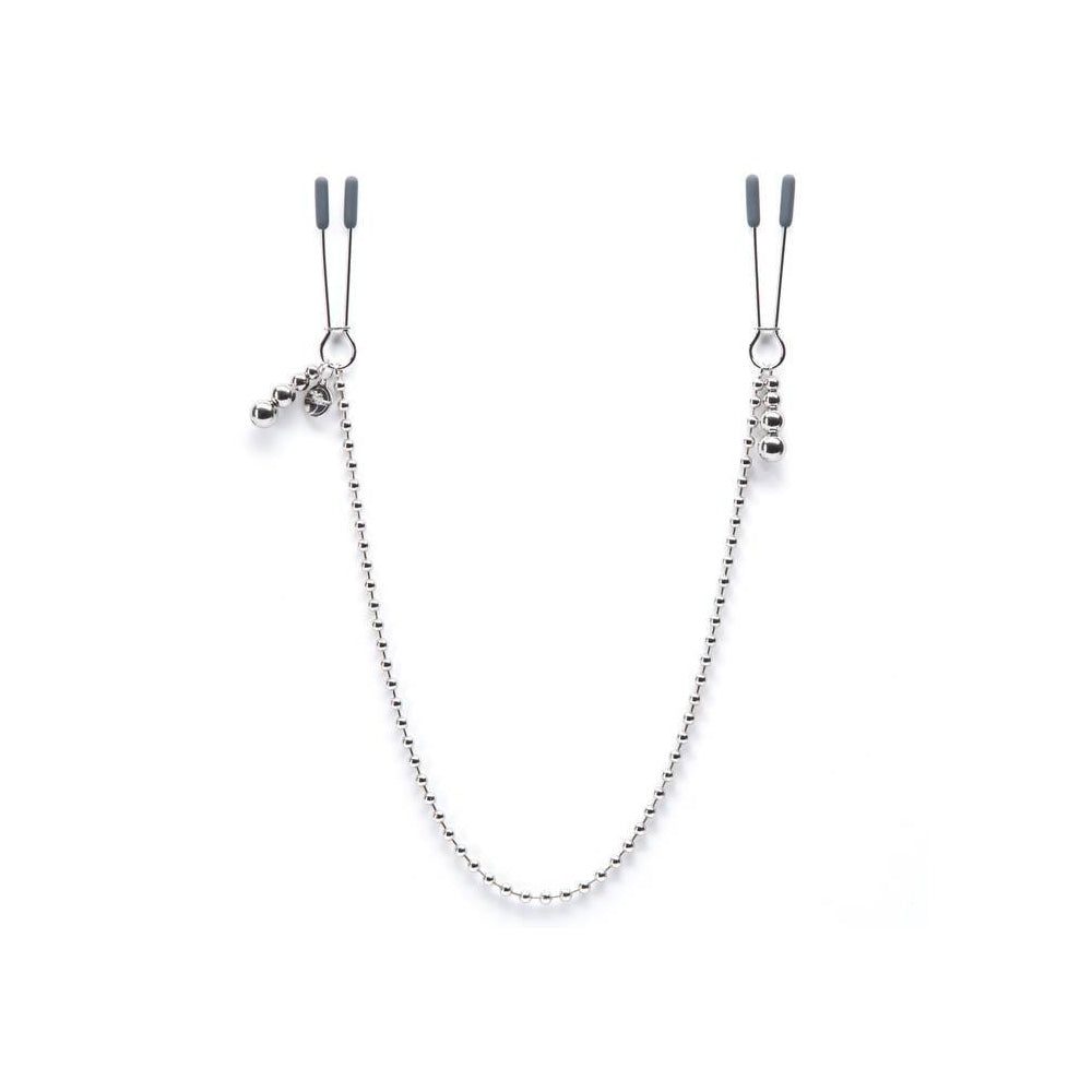 Beaded-Chain Nipple Clamps - At My Mercy - Fifty Shades Darker BDSM Accessory