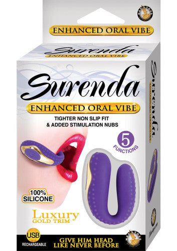 Surenda Enhanced Oral Vibe Rechargeable Silicone Vibrator