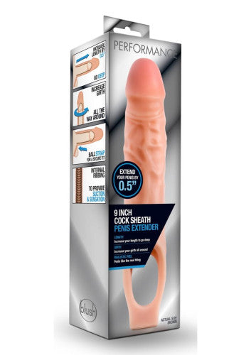 Performance Cock Sheath Ultimate 9-inch Penis Extender for Unstoppable Power