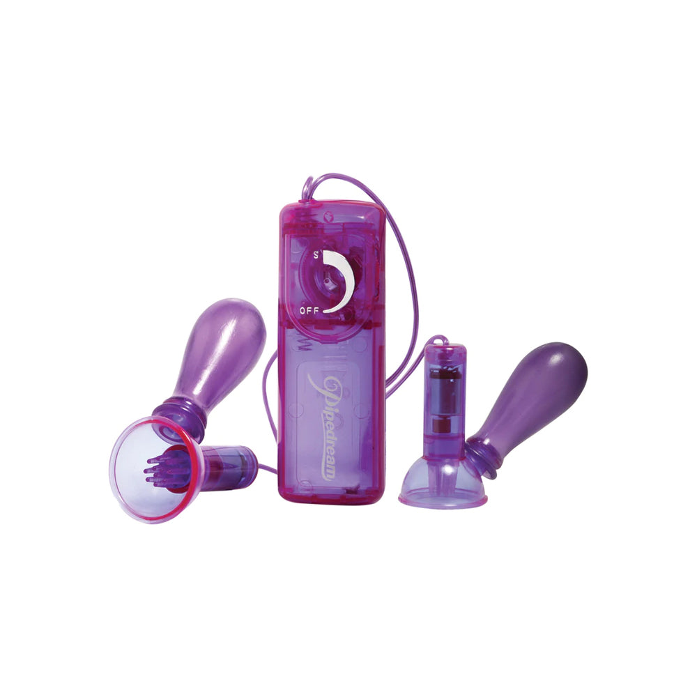 Fetish Fantasy Series Vibrating Nipple Pumps – Pipedream Adult Sex Toy for Nipple Stimulation