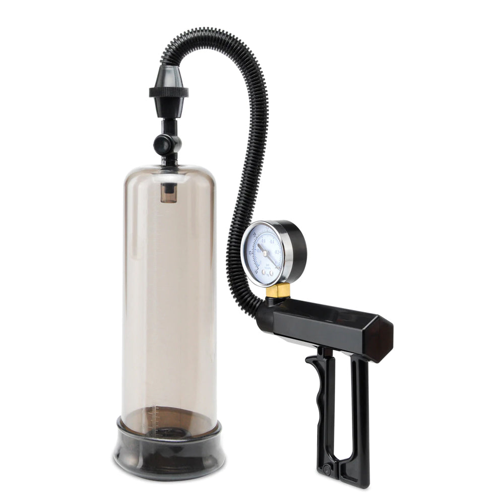 Pump Worx Pistol-Grip Power Pump – Black Hand Pump for Inflation