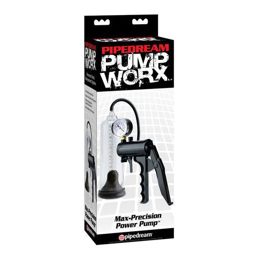 Pump Worx Max-Precision Power Pump Black - Vacuum Penis Pump
