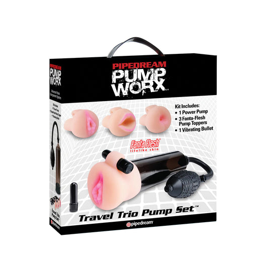 Pump Worx Travel Trio Pump Set - Portable Three-Pump Kit