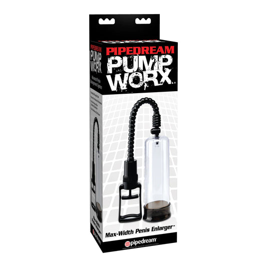Pump Worx Max-Width Penis Pump Enlarger - Black