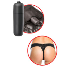 Hanky Spank Me Vibrating Panties – Fetish Fantasy Series, Black