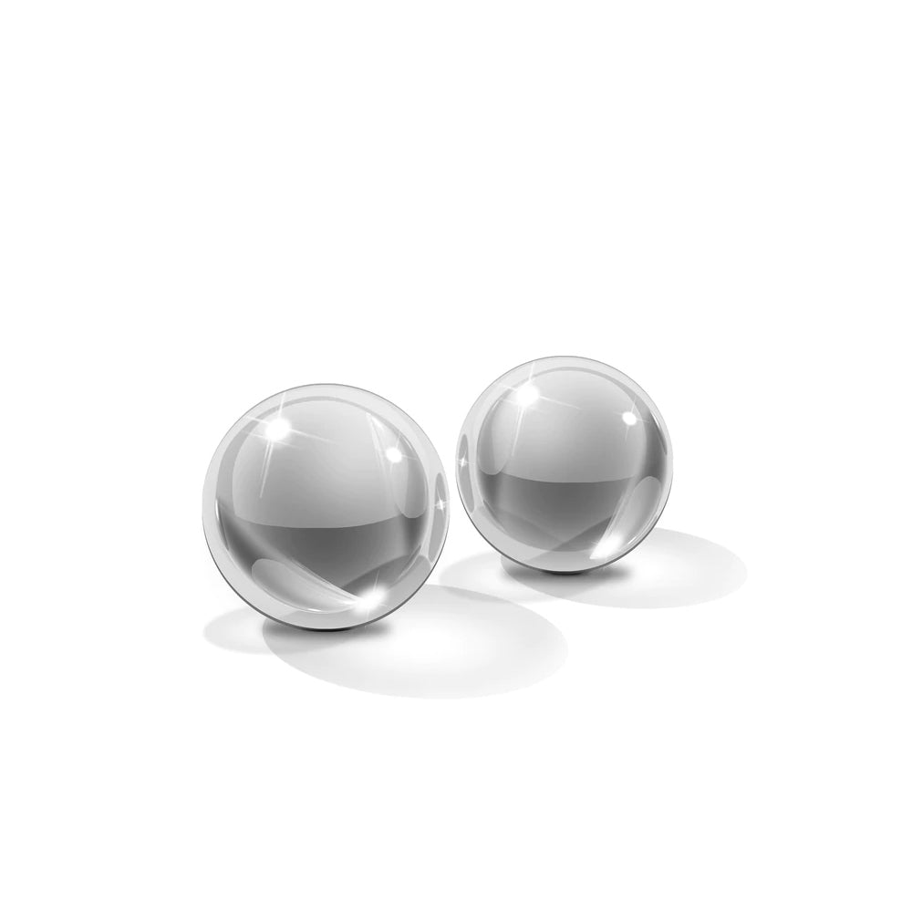 Icicles No. 42 Medium Glass Ben-Wa Balls – Glass Kegel Balls for Women, Kegel Exercise & Pelvic Floor Health