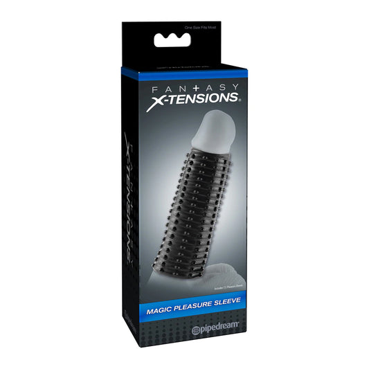 Fantasy X-tensions Magic Pleasure Sleeve – Black Masturbation Sleeve, Sex Toy