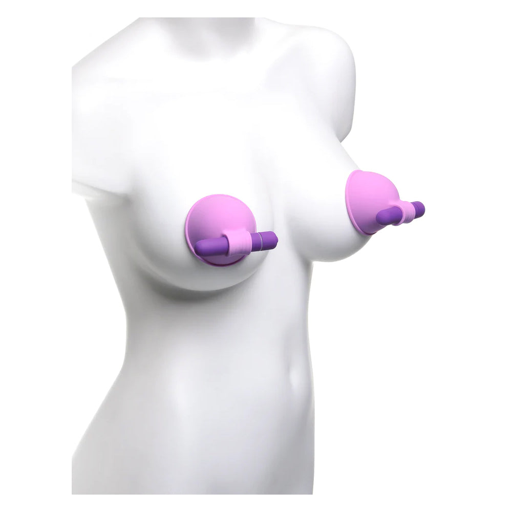 Fantasy for Her Vibrating Breast Suction Toy – Purple