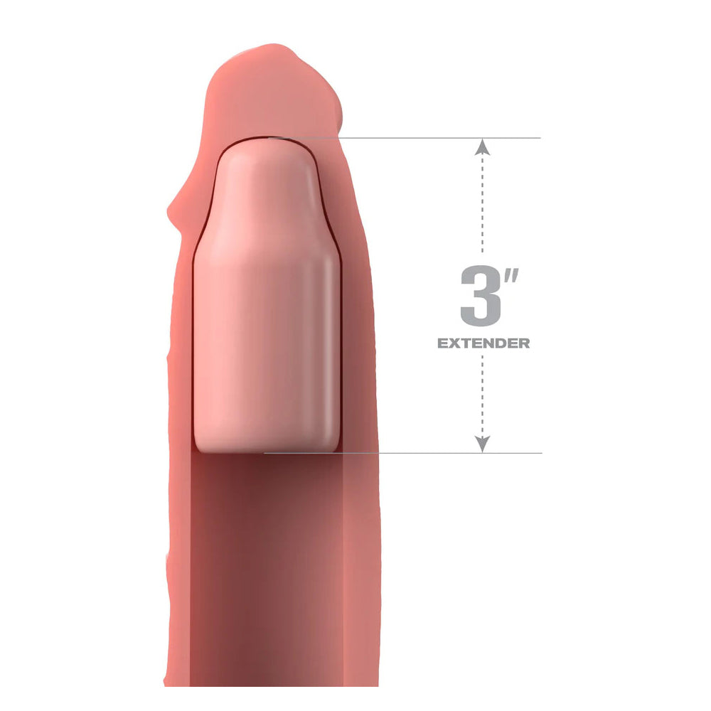Fantasy X-Tensions Elite 9'' Sleeve With 3'' Plug Light