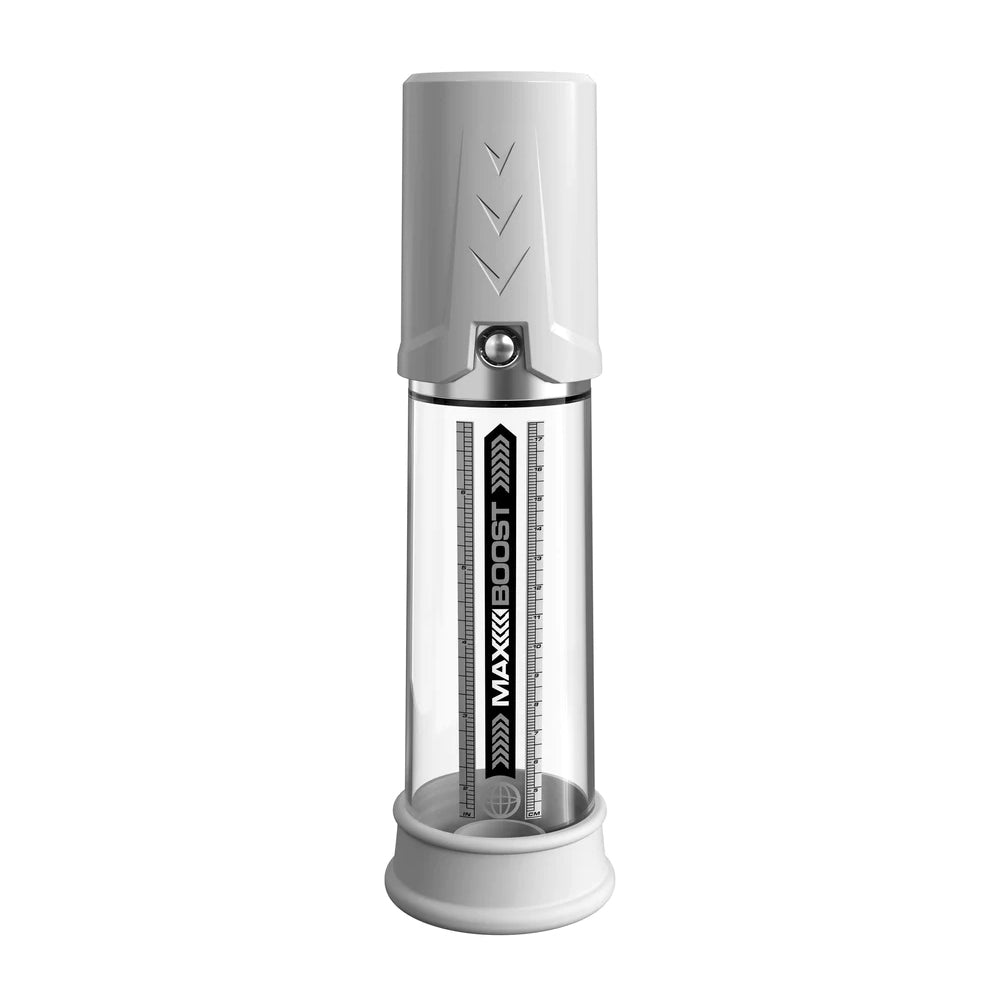 Pump Worx Max Boost White Penis Pump – Vacuum Pump for Enhanced Erections