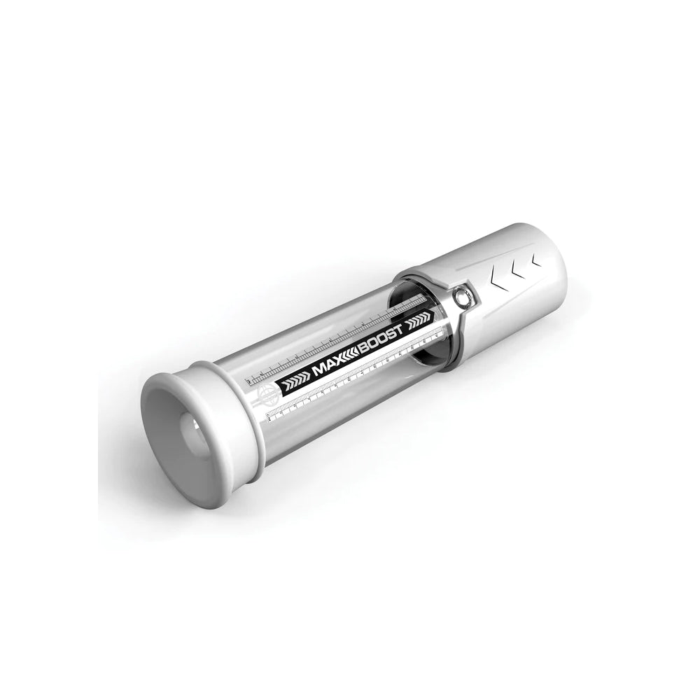 Pump Worx Max Boost White Penis Pump – Vacuum Pump for Enhanced Erections