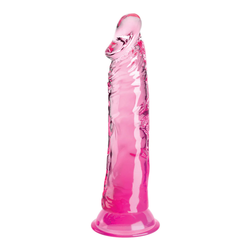 King Cock Clear 8" Pink