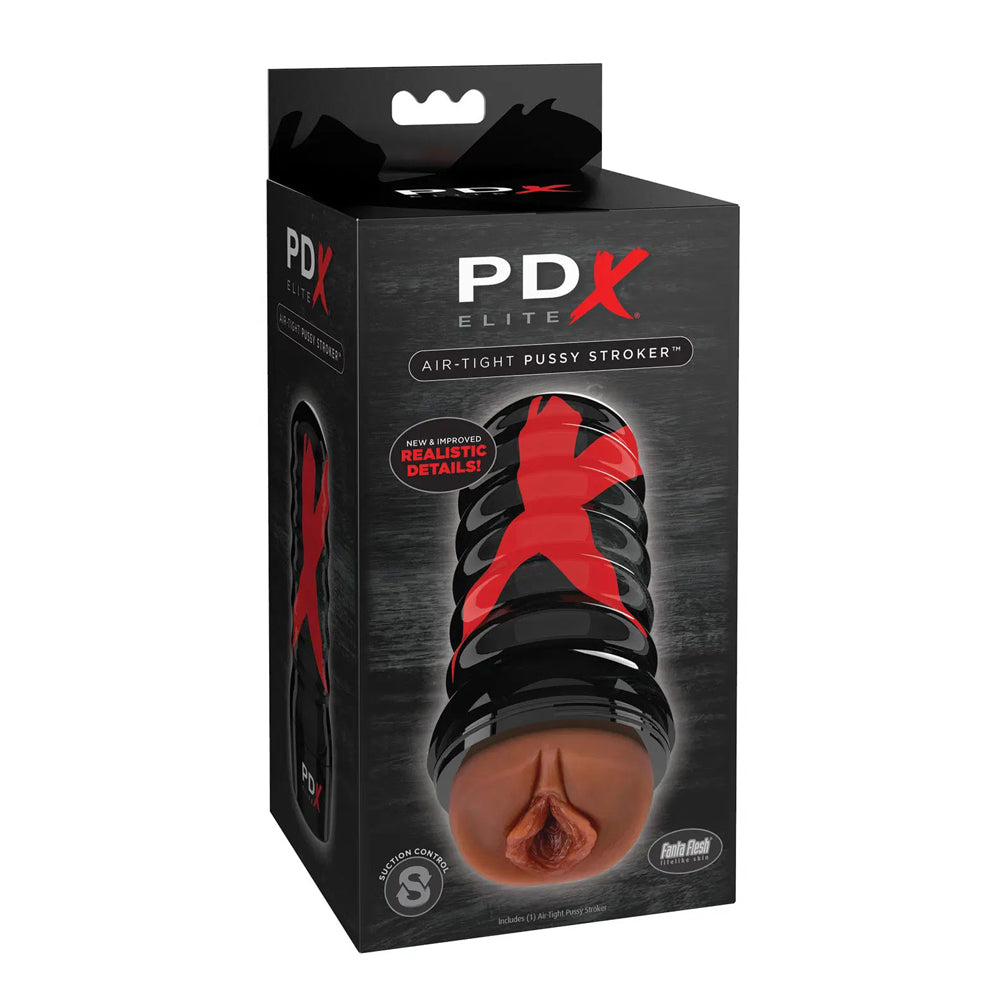 Pdx Elite Air-Tight Pussy Stroker Brown