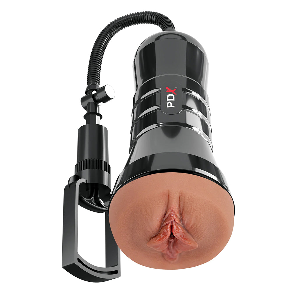 Pdx Extreme Wet Pussies Super Sucker XXL Stroker Brown