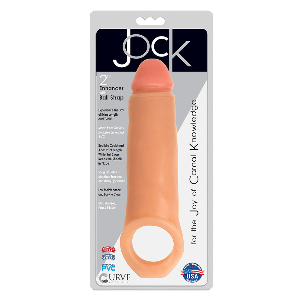 2-Inch Jockstrap Enhancer with Ball Strap - Vanilla Scent