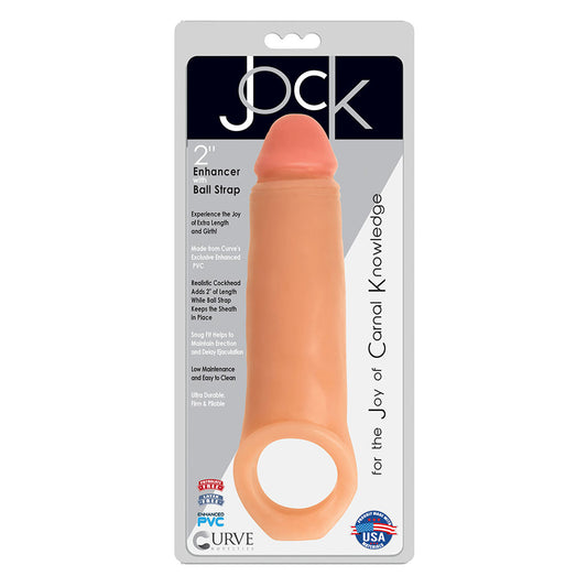 2-Inch Jockstrap Enhancer with Ball Strap - Vanilla Scent