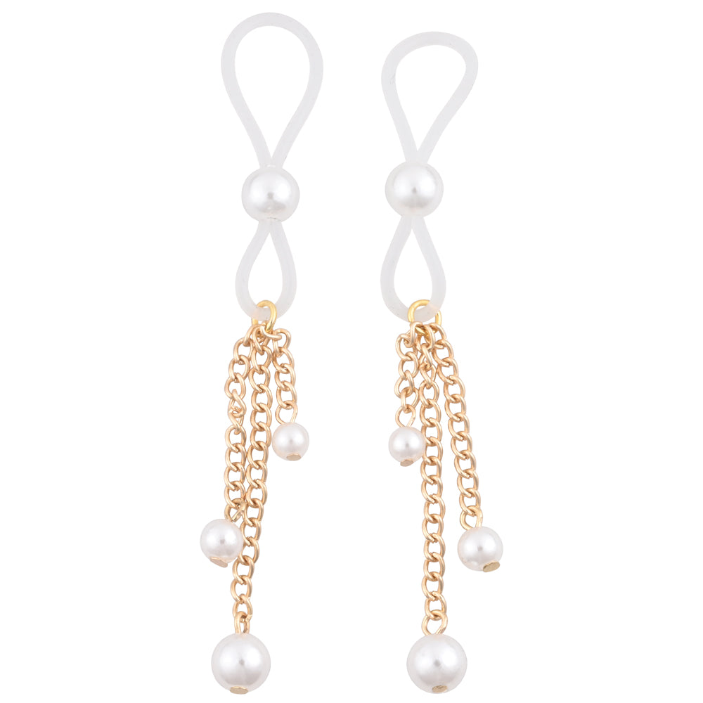 S&M Pearl Nipple Ties