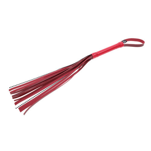 Ex's & Oh's Crystal Flogger – Elegant BDSM Flogger with Crystal-Embellished Handle