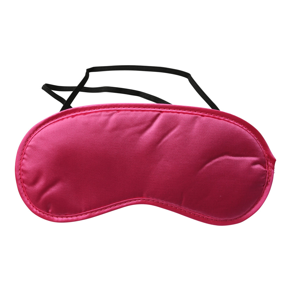 S&M Satin Blindfold Hot Pink