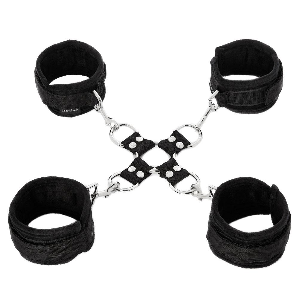 5 Piece Hog Tie & Cuff Set
