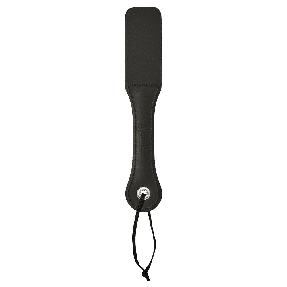 "12-Inch Leather Paddle for Adult Play - Durable Bondage Accessory"