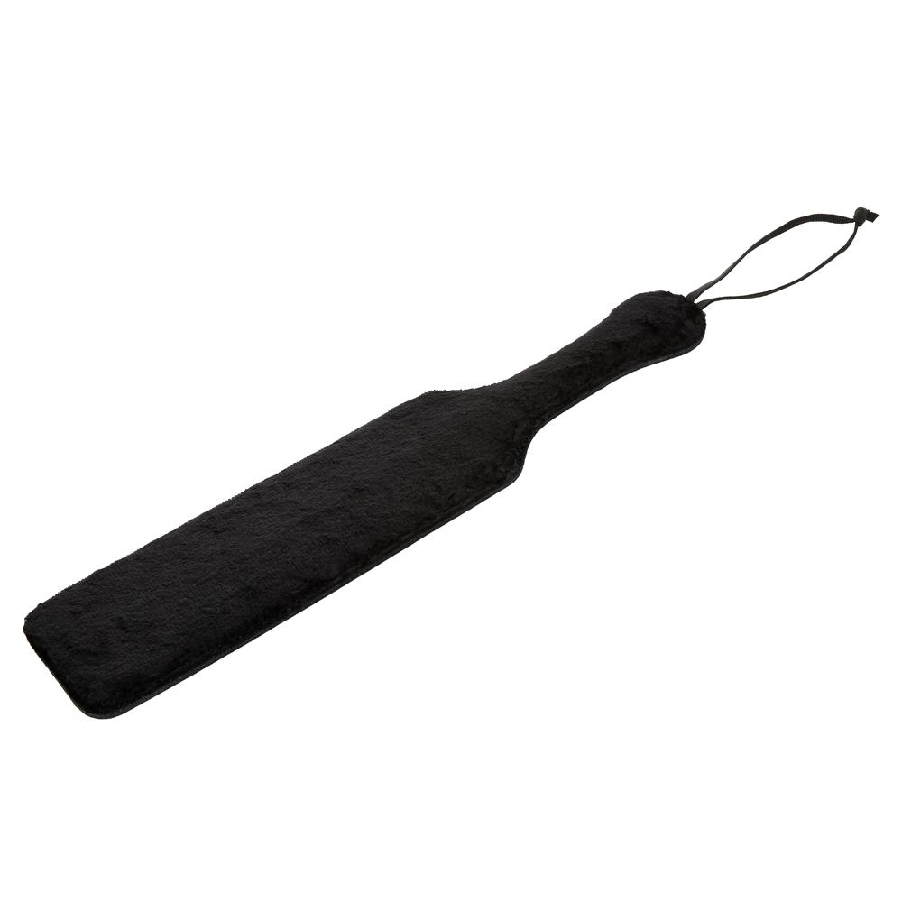 Fur Lined Fur Paddle (Black)