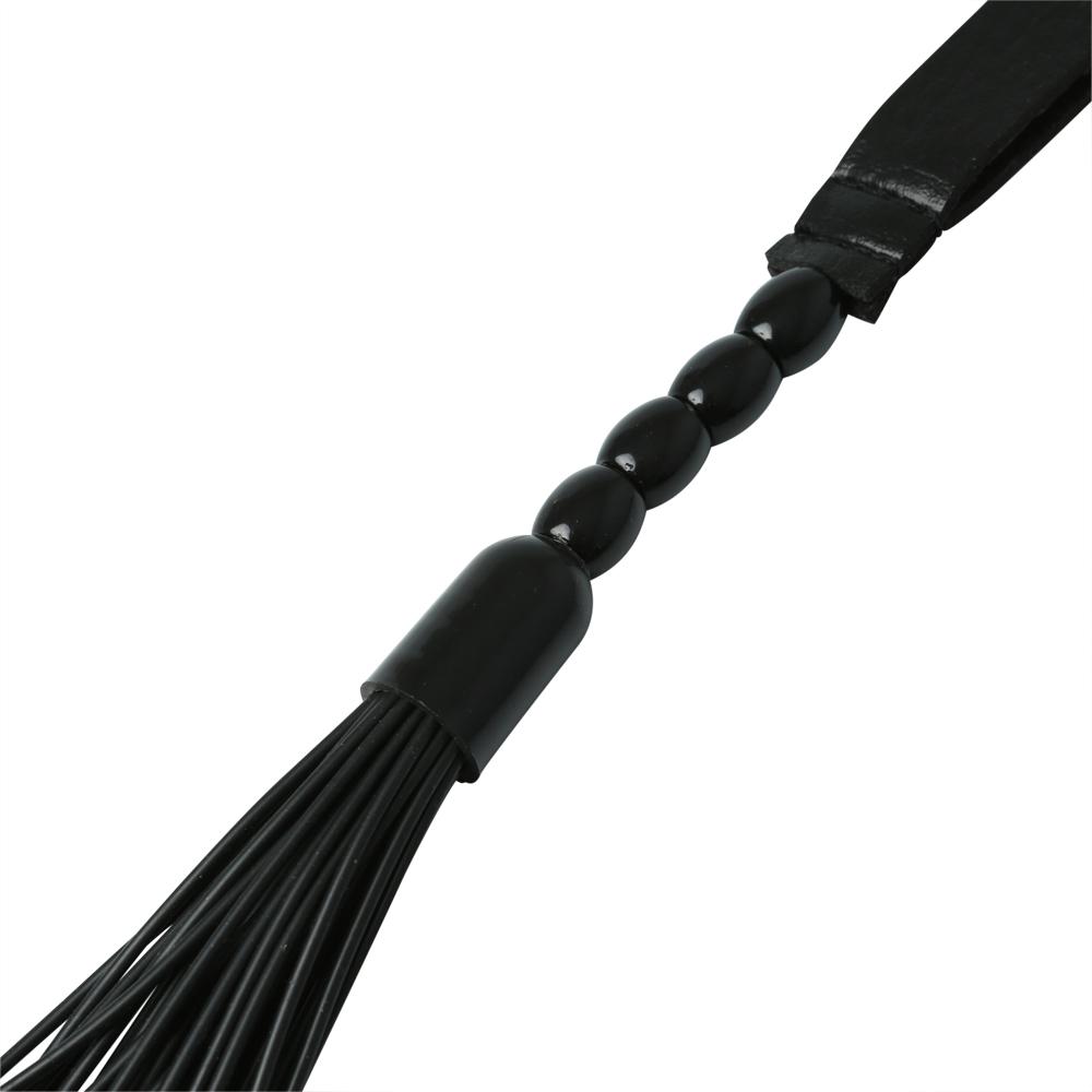 S&M Beaded Flogger Noir
