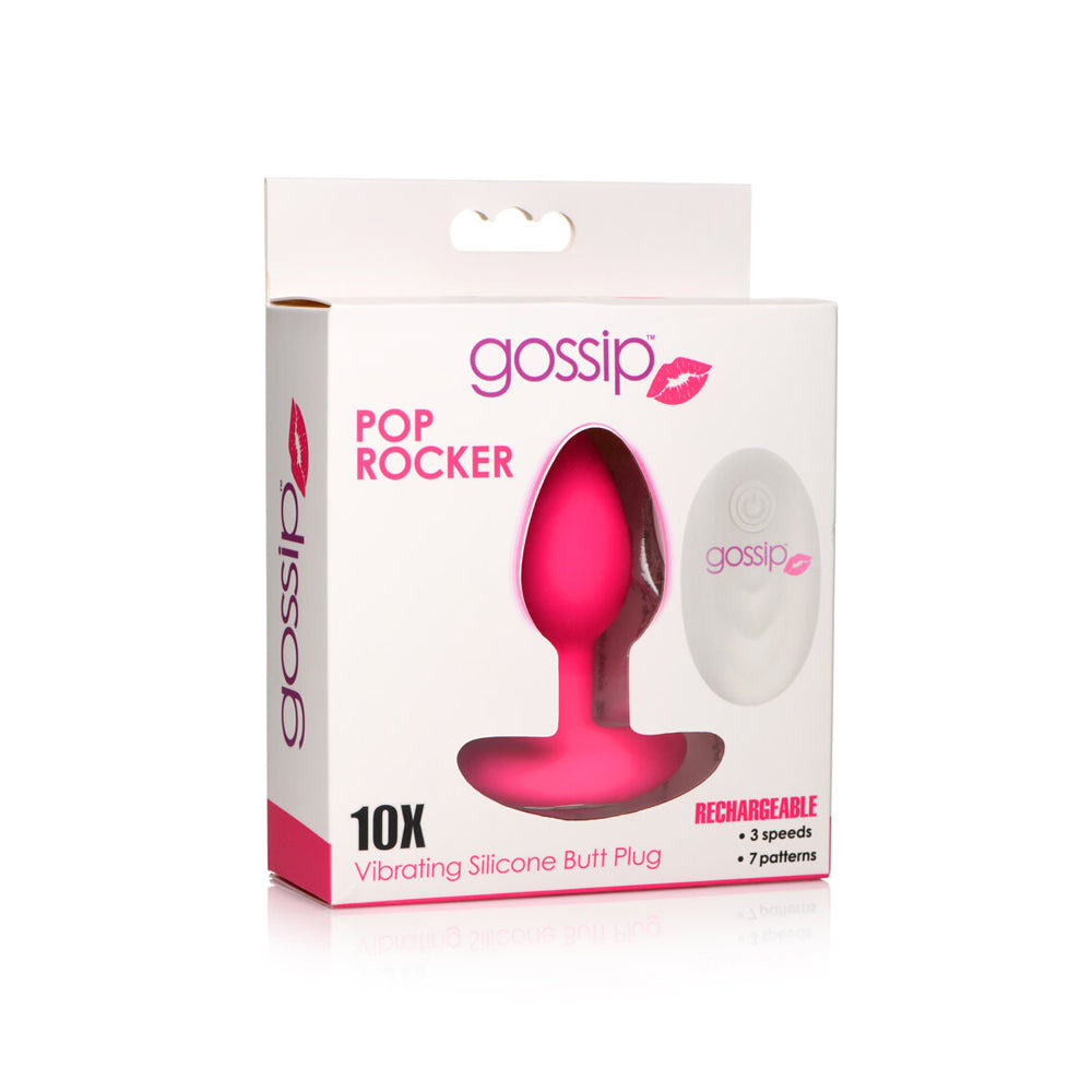 Butt Plug - Gossip Pop Rocker 10-Function Rechargeable Magenta
