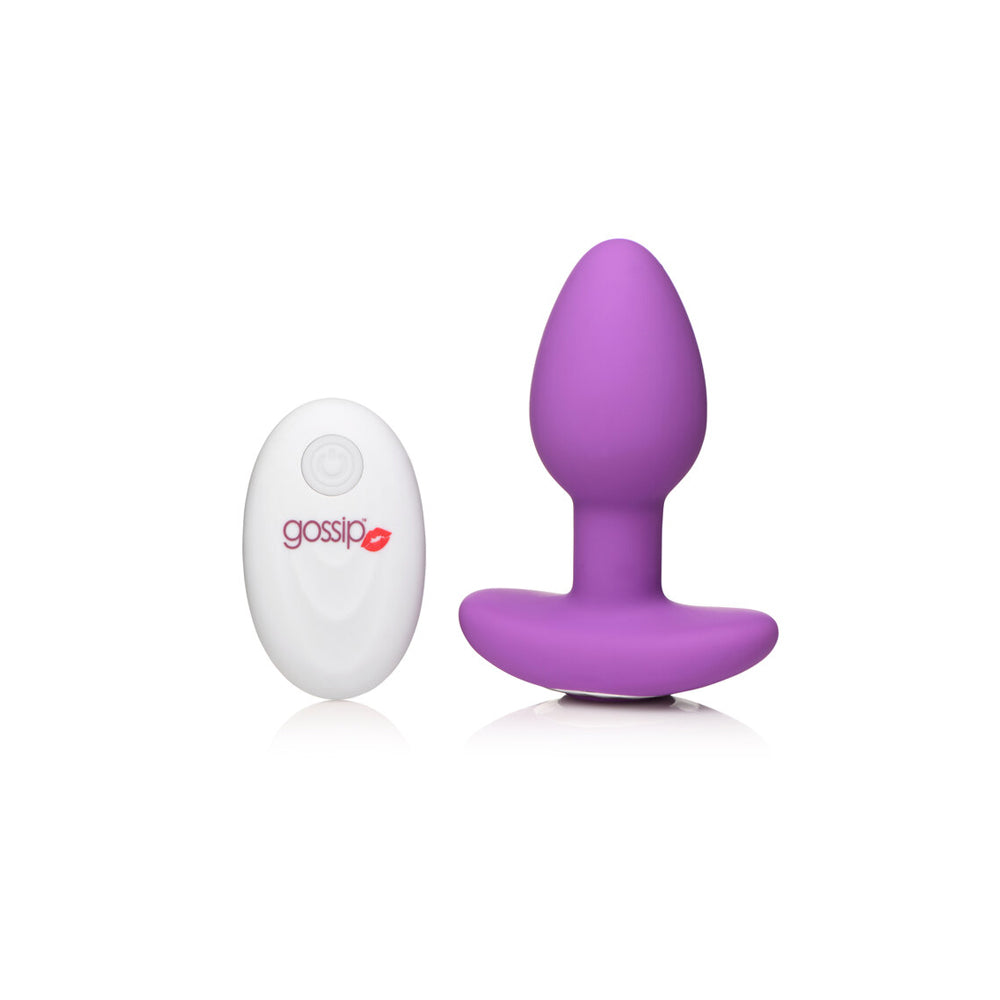 Gossip Pop Rocker 10-Function Rechargeable Butt Plug - Violet