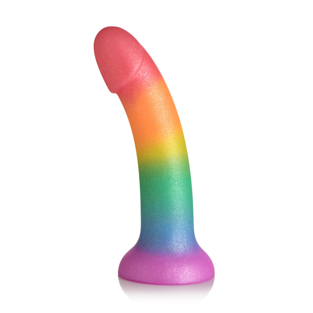 Simply Sweet 6.5" Phallic Rainbow Dildo