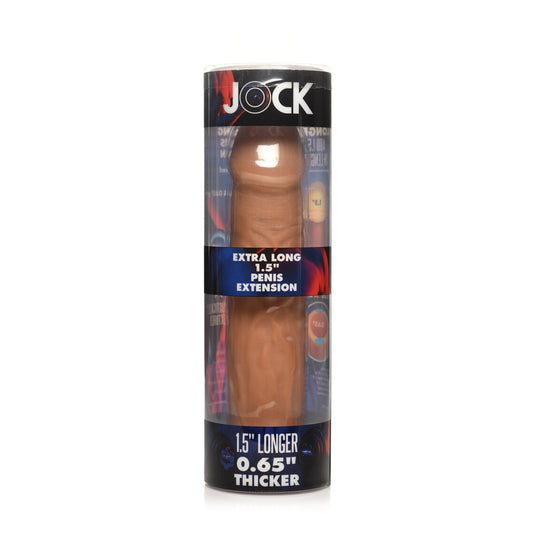 Jock Extra Long 1.5" Penis Extension Sleeve Medium